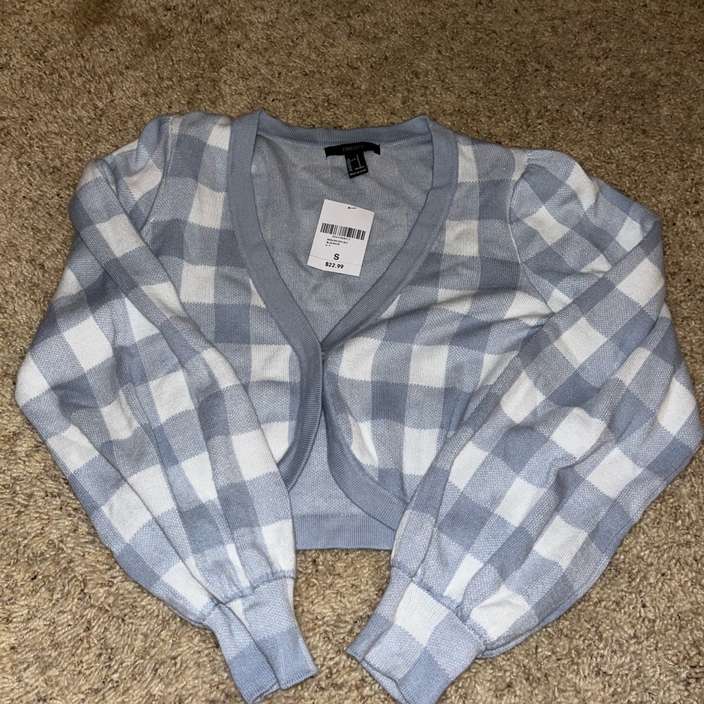 Forever 21 Sweater Vest NWT Small Carsigan